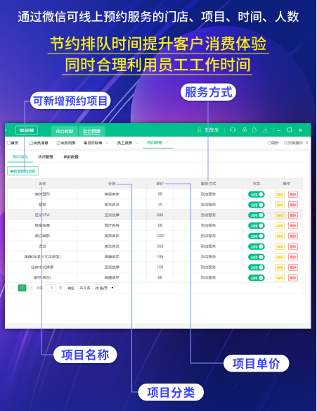 万泰注册美容养生管理系统
